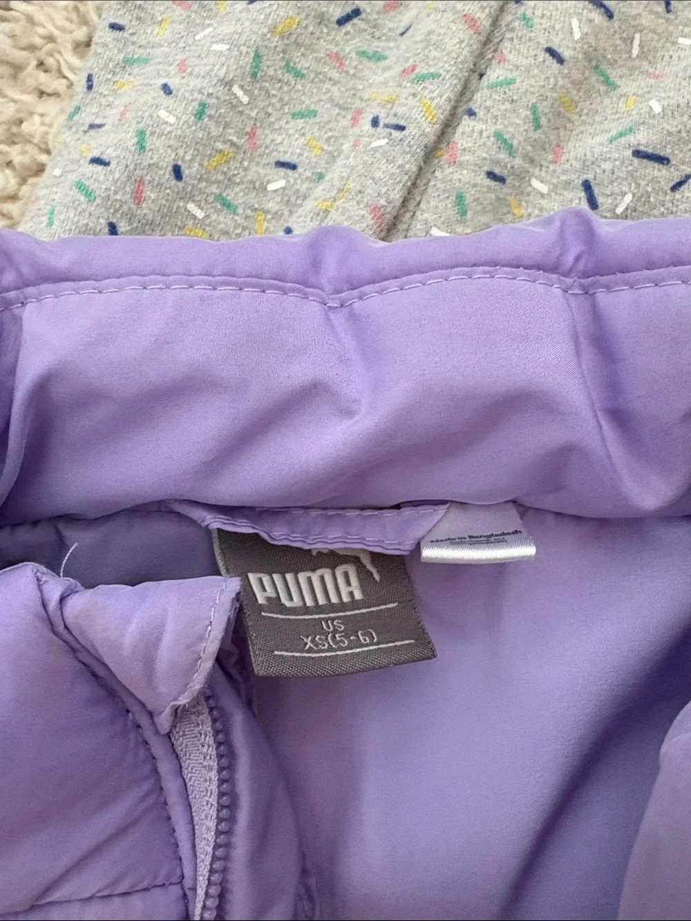 Girls Assorted: Puma Quilted Vest with Girls' Layering Jeans, Leggings, Dress